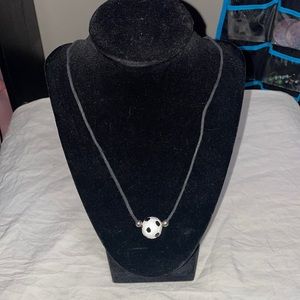 Soccer necklace